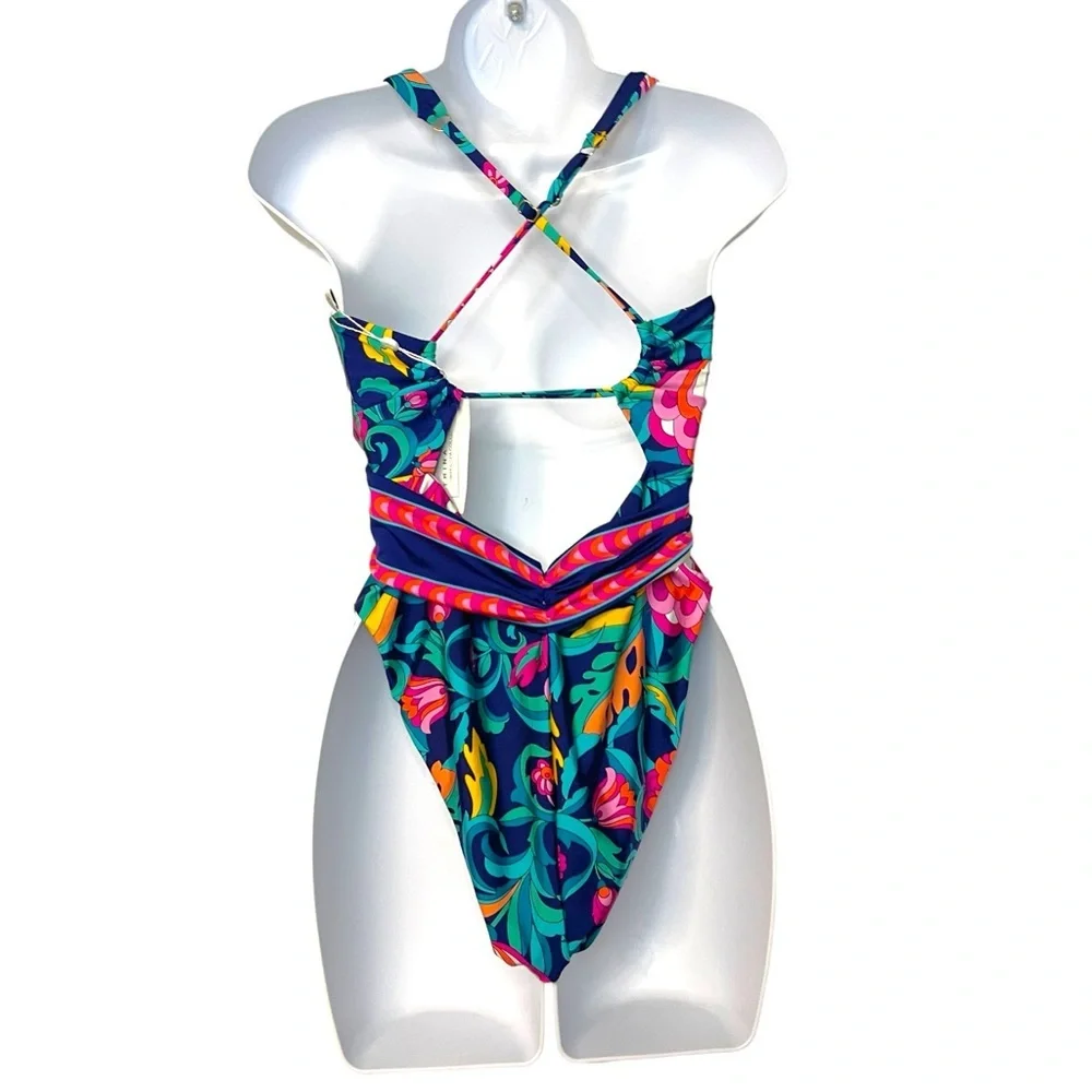 Trina Turk India Garden One-Piece Swimsuit